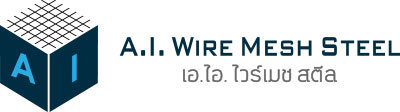 A.I. Wire Mesh Steel Logo